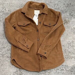 Thread & Supply Tan Fleece Jacket